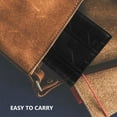 thumbnail image 3 of BESTYASH Cartera Para En Cuero PU Negro Con Múltiples Compartimentos Organizadores, 3 of 6