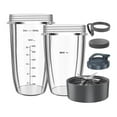 thumbnail image 1 of Pièces de Rechange pour Blender, Tasses de Blender 32oz&24oz avec Couvercles Lame Extracteur Pièces de Rechange, 1 of 5
