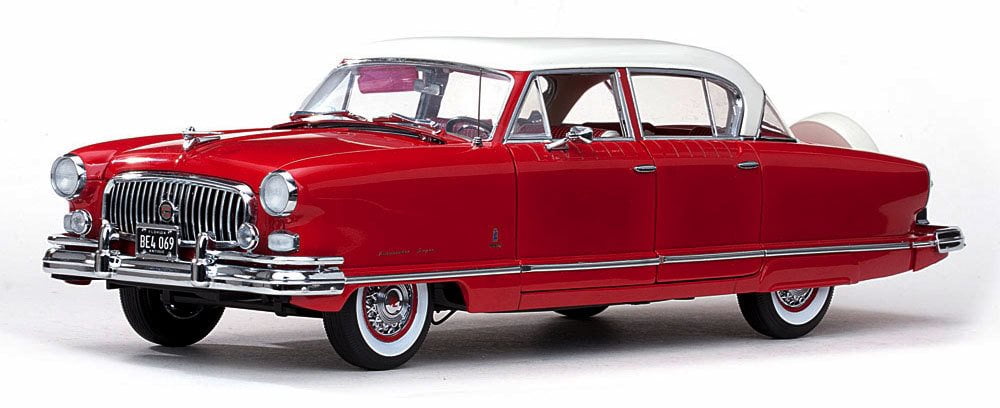 1952 Nash Ambassador Airflyte, Red - Sun Star 5116 - 1/18 Scale