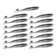 thumbnail image 1 of Señuelos de Pesca Blandos NikouMX 15 Piezas de Dos Colores TT Tail, 1 of 8
