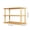 Yellow, variant on Wooden Shelf 3-Tier Wooden Storage Shelf | 19"X15"X9" Multifunctional Organizer | Bookshelf/Shoe Rack/Display Stand | Space Saving Cabinet for Living Room Bedroom Office Storage Rack