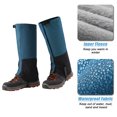 thumbnail image 3 of Labymos Leg Gaiters Doublé en Polaire Imperméable Réglable -Déchirure Botte de Neige Gaiters pour Randonnée en Plein Air Ski, 3 of 7