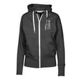 thumbnail image 2 of Women's Levelwear Black Los Angeles Angels Cooperstown Collection Gardinia Full-Zip Hoodie, 2 of 3