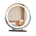 thumbnail image 4 of Large LED Vanity Mirror with 3 Color Lighting Modes – Tabletop Makeup Mirror for Bedroom, Bathroom & Dressing Room – Plug-in, 4 of 10