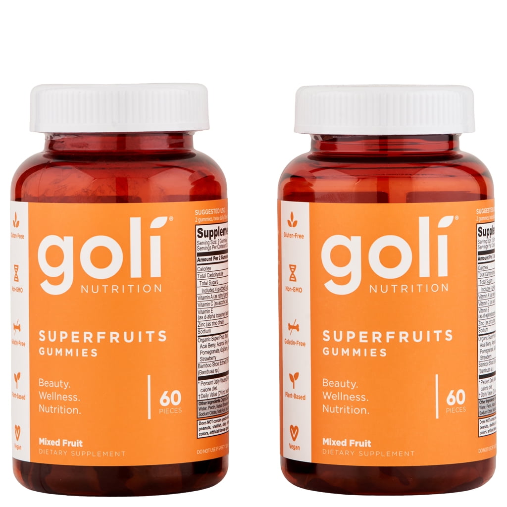 Goli Nutrition Super Fruits Gummies 120 Ct