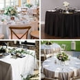 thumbnail image 4 of Efavormart 90x132" Ivory Premium Faux Linen Rectangular Tablecloth | Wrinkle Free Tablecloth, 4 of 11