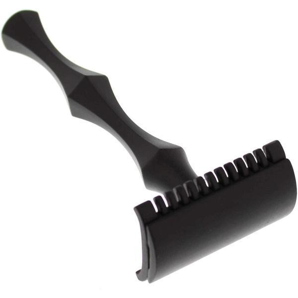 WCS Midnight Collection Razor 47B, Black Stainless Steel-Open Comb