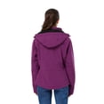 thumbnail image 5 of ORORO Women’s Heated Jacket with Battery, Heating Jacket with Removable Hood for Winter Outdoors (Purple,2XL), 5 of 8