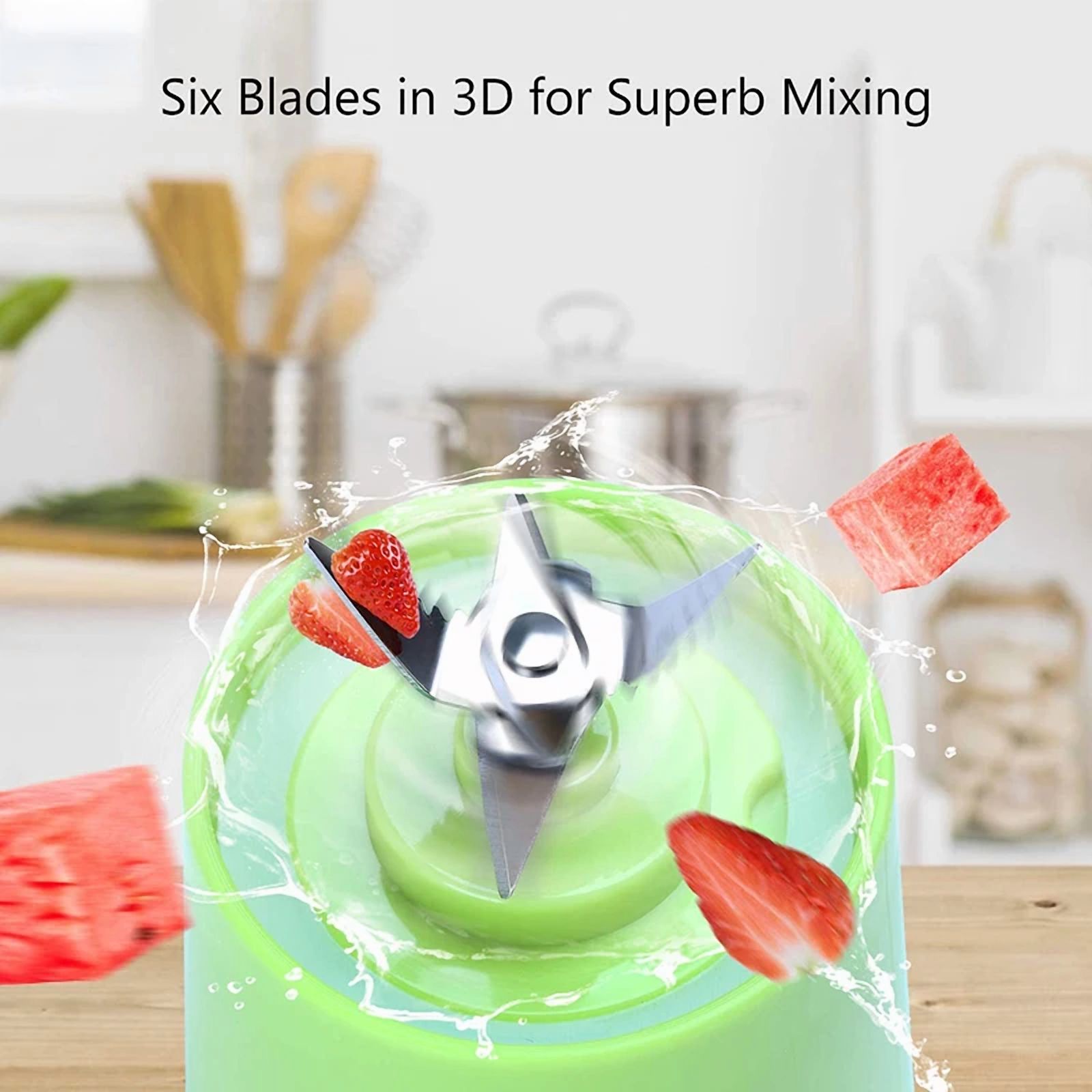 Portable Blender USB Mixer Electric Juicer Machine Smoothie Blender Mini Food Processor Personal Lemon Squeezer Orange Juicer