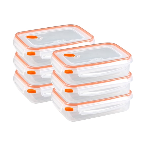 Sterilite 03211106 Ultra-Seal 5.8 Cup Food Storage Container w/ Clear Lid (6 PK)