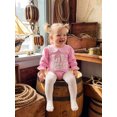 thumbnail image 5 of Cenuakty Girls Romper, Long Sleeve Crew Neck Embroidery Letters Fall Bodysuit, 5 of 9