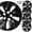 Black Lacquer, variant on 16" Set of 4 Hubcaps Wheel Rims Cover for 2019-2025 Nissan Altima Compatible with Steel Wheels Snap on Installation(16-inch,Black Matte)