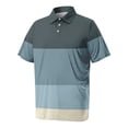 thumbnail image 5 of Big and Tall Golf Shirts for Men Advantage Performance Polos for Men Business Casual Men Polo Shirts Color Block Summer Basic Loose Fit Short Sleeve Polo Shirt Gray 4XL, 5 of 6