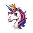 thumbnail image 4 of cartoon Unicorn Theme Stickers, Waterproof Unicorn Theme Sticker for Water Bottle Laptop Phone Cases Planner Skateboard Luggage Helmet Party Favor Decor, Ideal for Adults Teens Teacher Rewards, 4 of 9