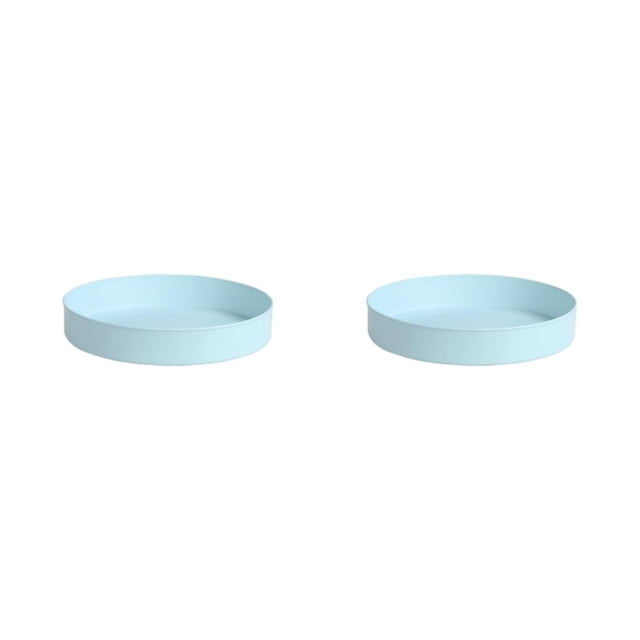 Inteprter Cocina Baño Cosmético Tocadiscos Bandeja de almacenamiento Suave y sin bloqueo Rotación Amplio espacio Azul de una sola capa ra 25.2 Ra azul de una sola capa 25.2*6.5 cm 2Conjunto