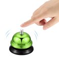 thumbnail image 4 of Uxcell Desk Bell, 65mm(2.56") Dinner Bell for Restaurants Hotel, Service Bell, Green, 4 of 5