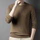 thumbnail image 5 of Ceisia Men Solid Color Long Sleeve Stand Up Collar Button Casual Gift Daily Outdoor Fashion Hoodie Top, 5 of 9