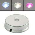 thumbnail image 1 of Sonew Colorful LED Light Rotating Crystal Display Stand Base, Rotating Base, Crystal Display Stand Base, 1 of 7
