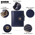 thumbnail image 7 of FALAN MULE Small Wallet for Women Leather Bifold Compact Small Womens Wallet with RFID Blocking, 7 of 7