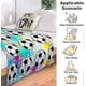 thumbnail image 4 of 2026 Super Soft Soccer Blanket Throw Soccer Ball Blankets Lightweight Flannel Warm Cozy Football Blanket, 4 of 5
