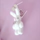 thumbnail image 1 of Steve Lindo Conejo Corazón Llavero Colgante sDecoration Rosa Peluche Muñeca Regalo, 1 of 4