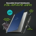 thumbnail image 3 of Rocketbook Smart Reusable Core Notebook - Lined, Executive Size, Navy Blue, 3 of 8