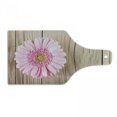 thumbnail image 1 of Rustic Cutting Board, Large Gerbera Daisy on Oak Tree Background Dramatic South American Exotic Photo, Decorative Tempered Glass Cutting and Serving Board, Wine Bottle Shape, Pink Brown, by Ambesonne, 1 of 1
