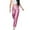 Pink, variant on DeHolifer Womens Faux Leather Pants High Waisted PU Leather Straight Leg Shinny Disco Trousers Workout Palazzo Pants with Pockets Pink L