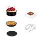 thumbnail image 3 of Juego De Accesorios Para Freidora De Aire Durable Y Práctico Kit De Rejilla Para Freidora De Aire Serendint HA015194-00, 3 of 5