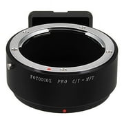 Fotodiox  Pro Lens Mount Adapter - Contax-Yashica SLR Lens To Micro Four Thirds Mount Mirrorless Camera Body