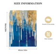 thumbnail image 2 of Nawypu Canvas Wall Art Canvas Prints Pictures Modern Wall Art Painting on Canvas Contemporary Gold Blue Picture for Family Office Hotel Restaurant Gallery Framed Stretched Ready to Hang, 2 of 5