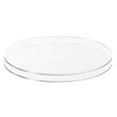 thumbnail image 1 of 2Pcs Acrylic Cake Plates Non-Sticky Durable Versatile Transparent Round Buttercream Cake Discs for Cake Serving, 1 of 7
