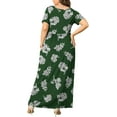thumbnail image 3 of JuneFish Women's Summer Plus Size 2X to 6X Maxi Loose Dress with Pockets, 3 of 6