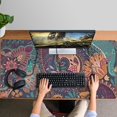 thumbnail image 4 of Long Mouse Pads for Desk,Multicolor Paisley Pattern Desk Mats on Top Of Desks, Desk Mouse Pad Extra Large with 3mm Non-Slip Base and Stitched Edge for Gaming,Office,Work,Home 47.3"x23.6", 4 of 6
