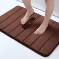 thumbnail image 1 of Alfombra de baño absorbente Homaxy, alfombra de ducha antideslizante, espuma viscoelástica suave, alfombra para suelo de cocina, almohadilla de terciopelo Coral, decoración del hogar751CMx81CM Deng Xun unisex, 1 of 2