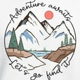 thumbnail image 3 of CafePress - Adventure Awaits Let'S Go Find It Sweatshirt - Pullover Hoodie, Hooded Sweatshirt, 3 of 4