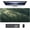 Misty Pine Forest, variant on Large Gaming Mouse Pad, Ice and Snow Theme XXL 35.4 x 15.7 in Desk Pad Stitched Non-Slip Rubber Long Computer Mousepad Thin Extended Full Size Desk Mat for Desktop, Laptop, Wireless Mice