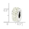 thumbnail image 2 of Cream Crystals from Swarovski Charm Double Row Sterling Silver Reflection Beads, 2 of 3