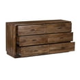 thumbnail image 2 of Tao 6 Drawers Dresser, Mango Wood, Walnut Finish, 60", 2 of 3