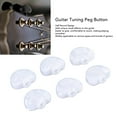 thumbnail image 3 of 6 Pcs Guitar Machine Head Button Half Round Tuner Peg Key Button Plastic Tuning Peg Button Tuning Peg Replacement Tip, 3 of 8