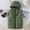 Army Green, variant on kids Girls Puffy Vest with Hood Sleeveless Jacket Lightweight Outerwear Vests Winter Clothes Girls Clothes 6-7 Years