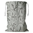 thumbnail image 1 of EREHome vintage bicycle Storage Basket Laundry Bag with Drawstring 18x24 Inch, 1 of 2