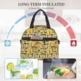 thumbnail image 4 of Easygdp Ethnic African Caja de Almuerzo para Mujeres y Hombres, Bolsa de Almuerzo Insulada, Bolsas Reutilizables Impermeables para Viajes, Trabajo y Picnics, 4 of 7