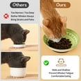 thumbnail image 5 of Ceramic Cat Bowls Cat Dishes - Fairy Tales Colorful Cat Bowl Set of 6 - Cat Feeding Bowls with Non Slip Mat - 5.75" Shallow Cat Food Plate Whisker Friendly - Microwave Dishwasher Safe - 8.5 oz, 5 of 6