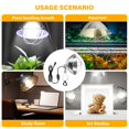 thumbnail image 3 of Simple Deluxe Clamp Lamp Light Socket with 10.5 Inch Aluminum Reflector, Suit for Max 250 Watt Lamp (No Bulb Included) with 18/2-G, 3 of 7