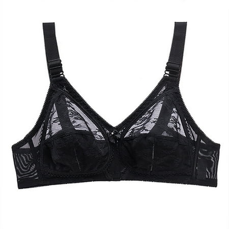 Minimizer Bras for Women Sexy Unlined No Underwire Lace Bra Plus Size Supportive Lightweight Everyday Bra for Big Breast