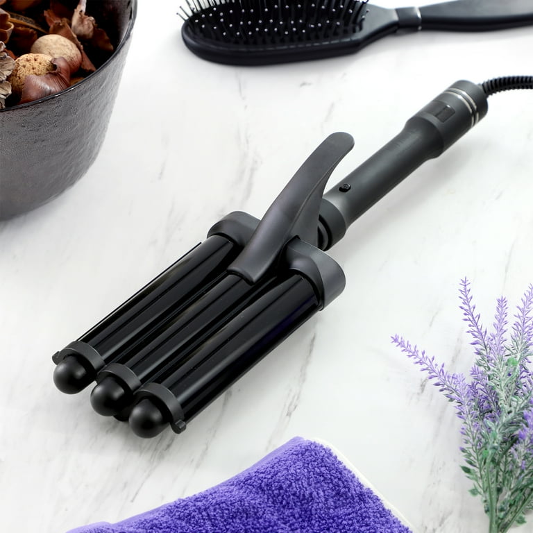 Hot Tools Pro Artist Black Gold 3 Barrel Digital Hair Waver