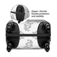thumbnail image 4 of Haiem Turtle Luggage Cover Printed Suitcase Covers for Luggage Elastic Washable Suitcase Protector Fits 18-32 Inch Luggage-Medium, 4 of 9