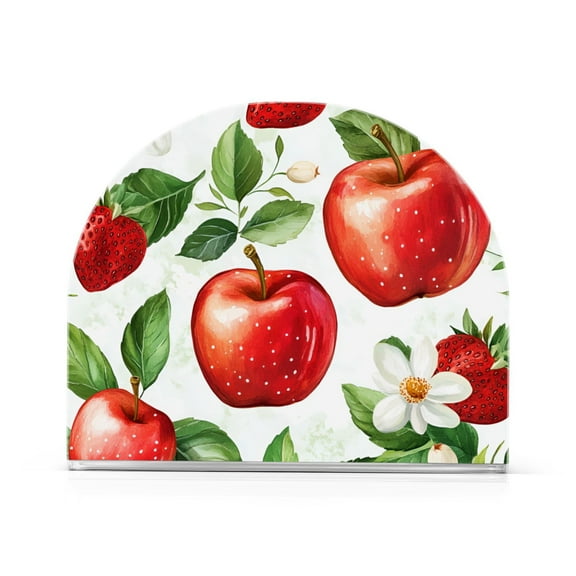 Yayeee Napkin Holder for Table Kitchen Paper Tissue Organization, Apple Pattern