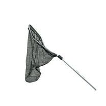 Joy Fish Landing Net 17" X 20" Hoop 6.5'-24' Handle Telescoping Black
